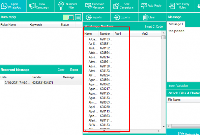 kirim pesan tanpa save number